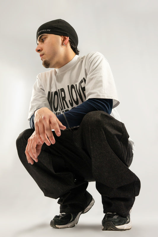 Baggy Raw Denim – Black